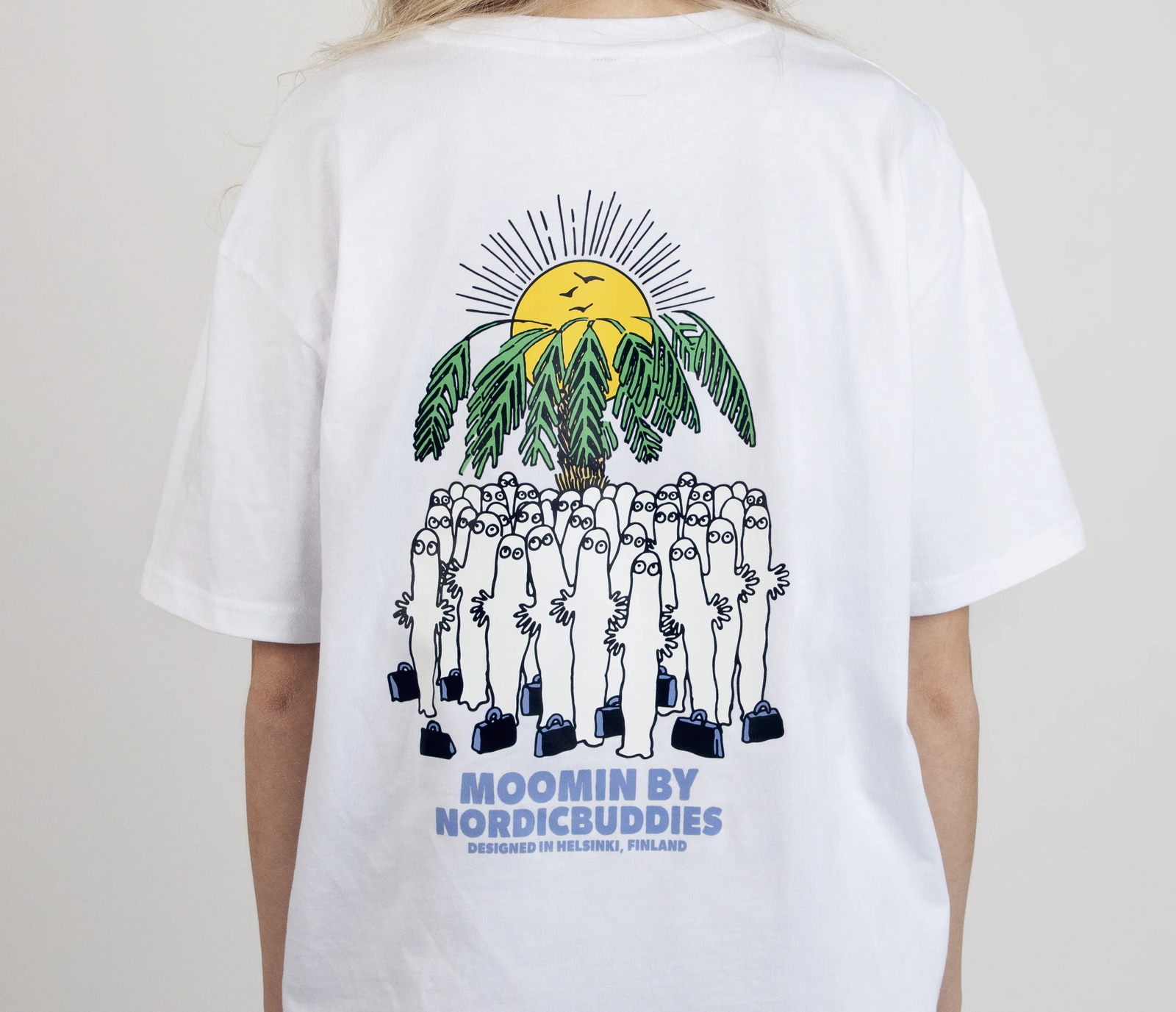 HATT52B7_2048x.png Hattifatteners Surf Trip T-Shirt Unisex - White - Image 1