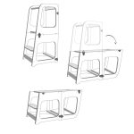 Transformable Kitchen Tower / Table & Chair - Image 13