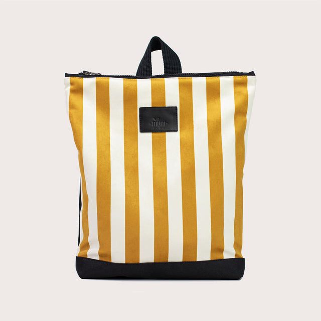 toddlerbackpack1.jpg Kids backpack - Striped yellow and white - Image 1