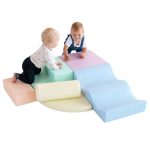 Soft Play 6 Foam Block Set - Light Pastel Explorer - Image 19