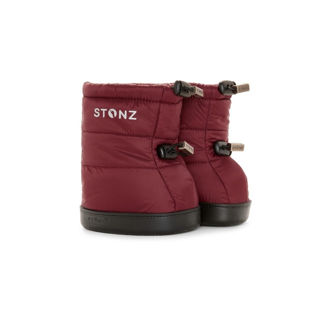 toddler-puffer-booties-ruby-1aa4e847.jpg Toddler Puffer Booties - Ruby - Image 1